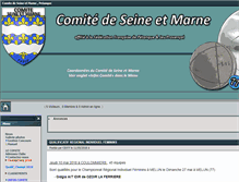 Tablet Screenshot of cd77petanque.com